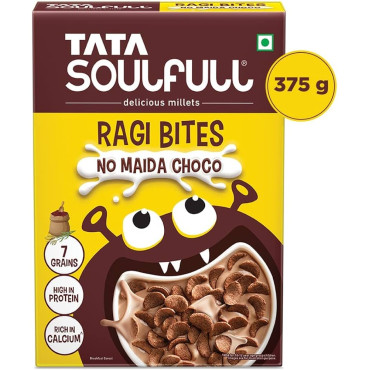 TATA SOULFULL RAGI BITES CRUNCHY CHOCO 375GM