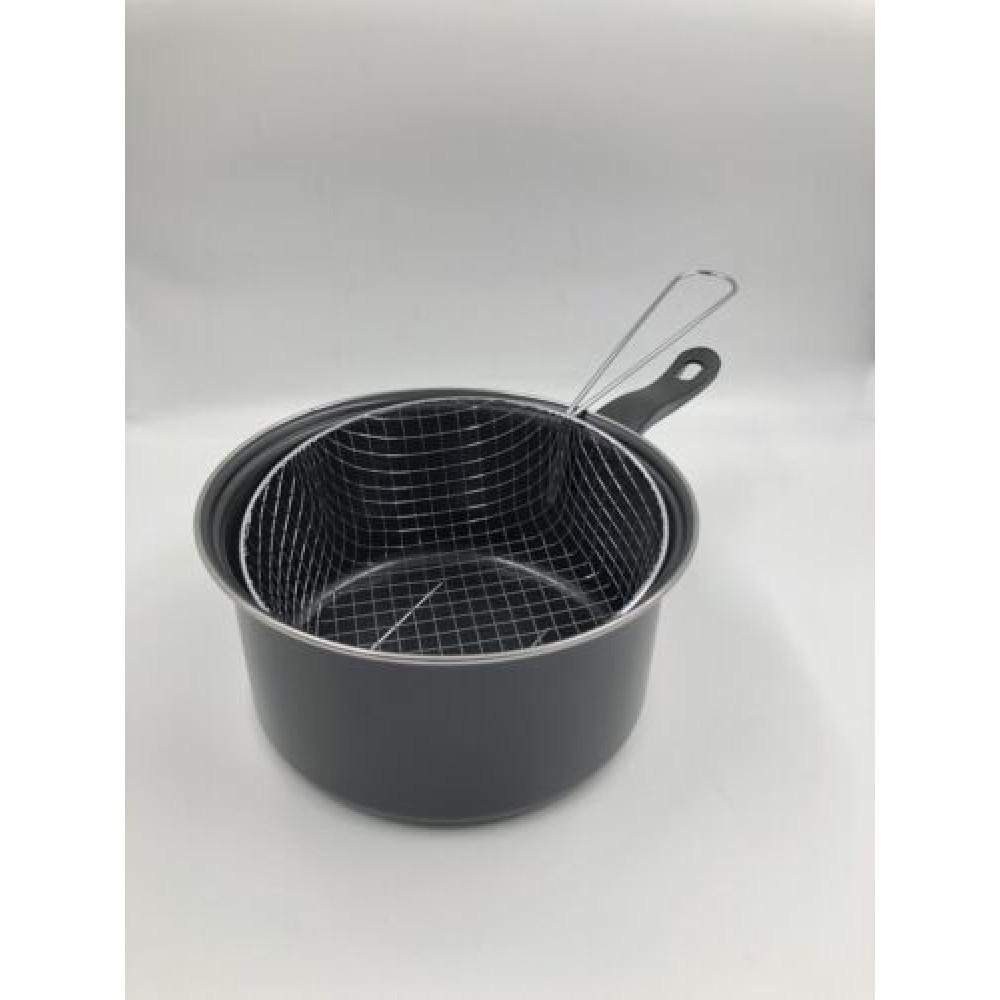 PANDELI CLASS SAUCE PAN WITH FRYING BASKET 1203