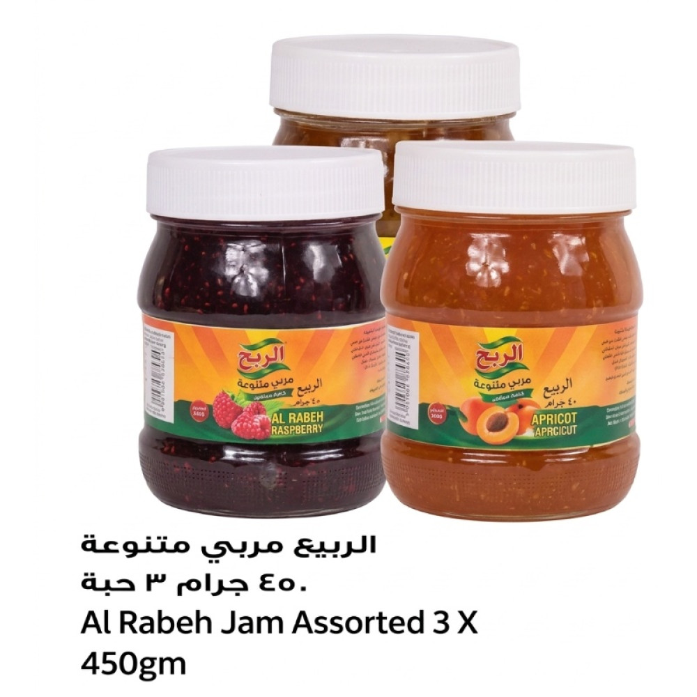 AL RABEH ASSTD JAM 3S*450GM
