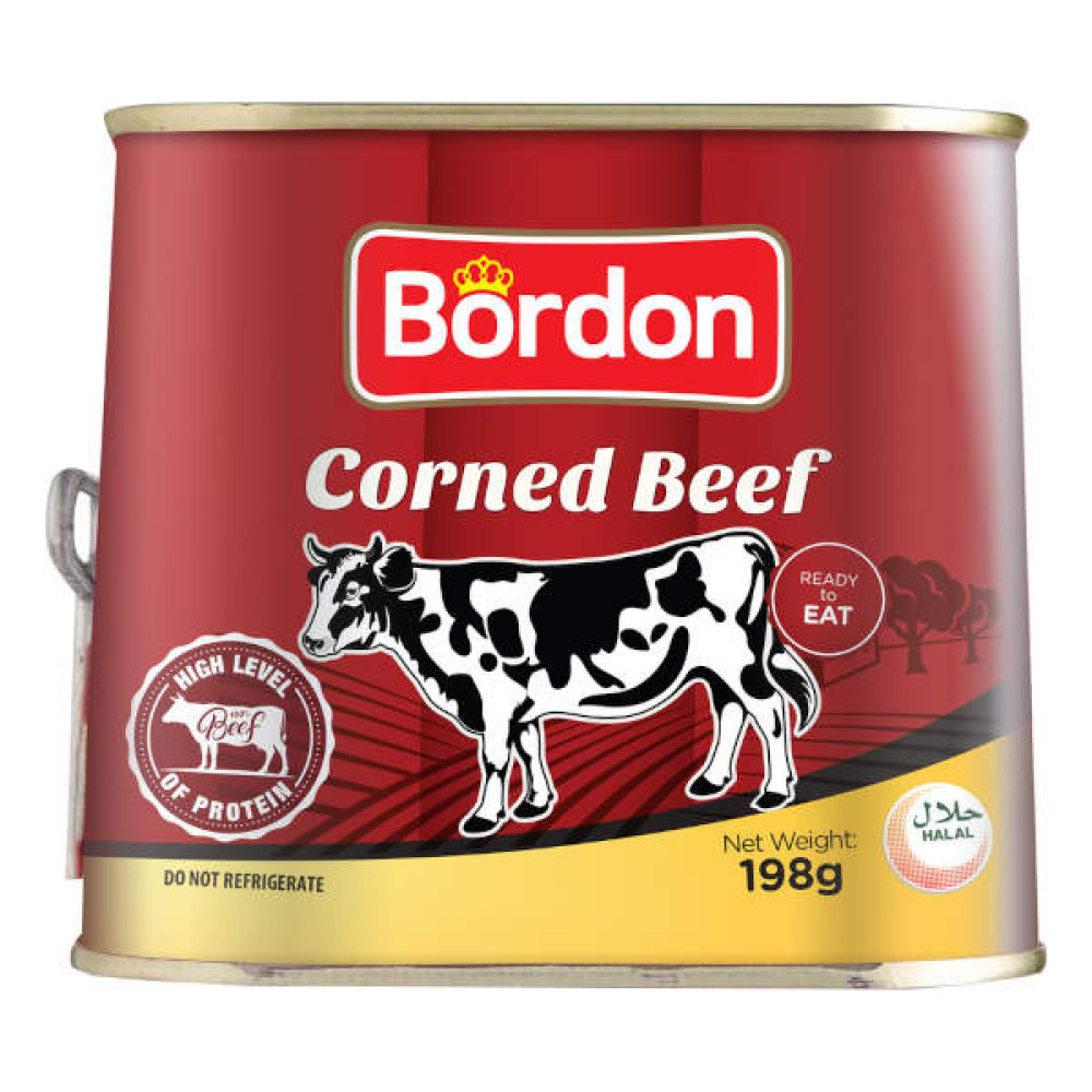 BORDON CORNED BEEF 198GM 
