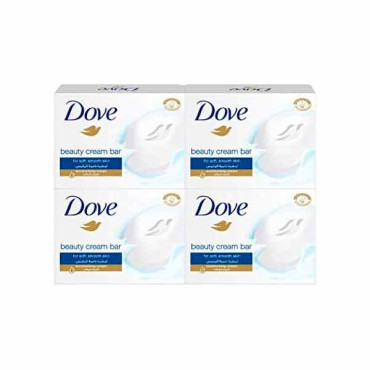 DOVE CREAM BAR WHITE 4 X 160GM 
