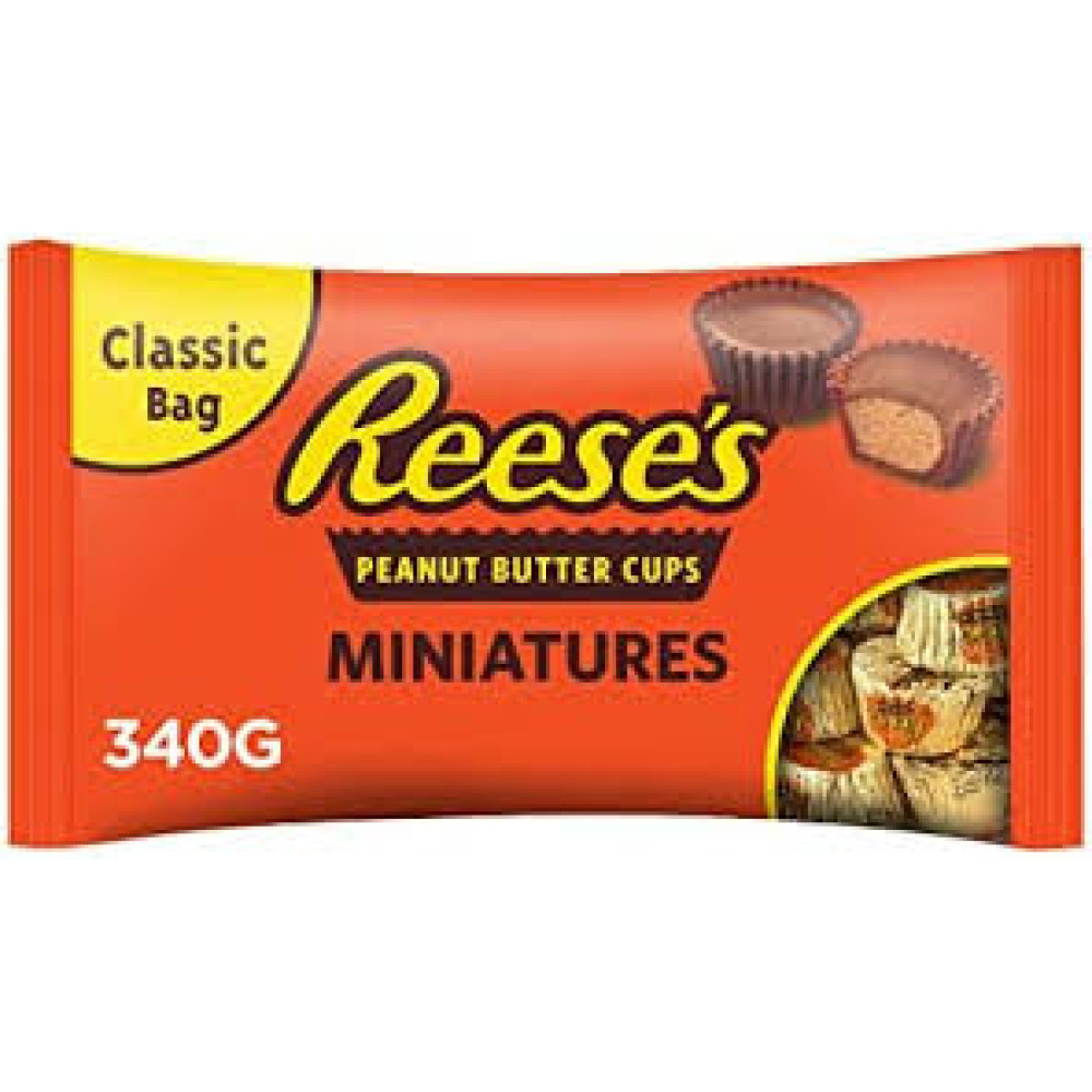 REESES MINIATURES BAG 340 GM