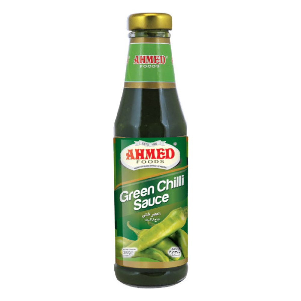 AHMED GREEN CHILI SAUCE 300GM 