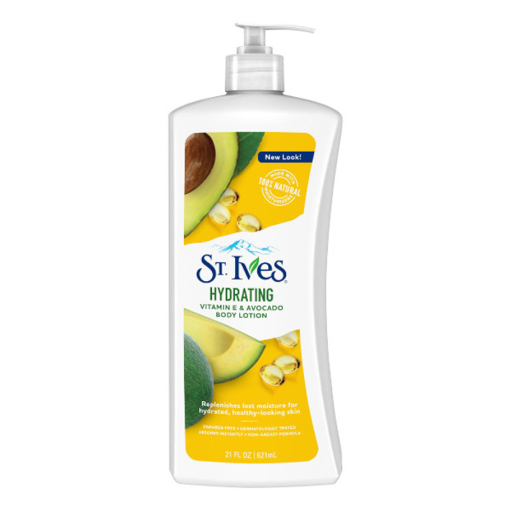 ST IVES HYDRATING BODY LOTION WITH VITAMIN E & AVOCADO 621ML 