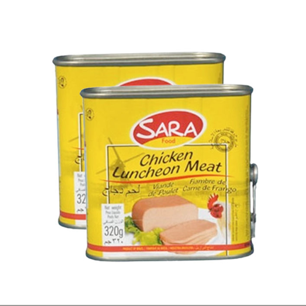 SARA CHICKEN LUNCHEON MEAT 2 X 340 GM