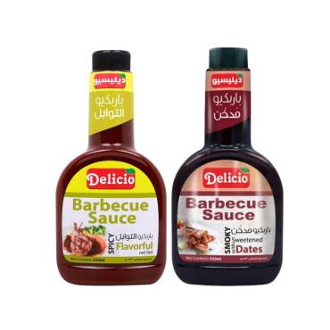 DELICIO ASST BBQ SAUCE 2S*532 ML