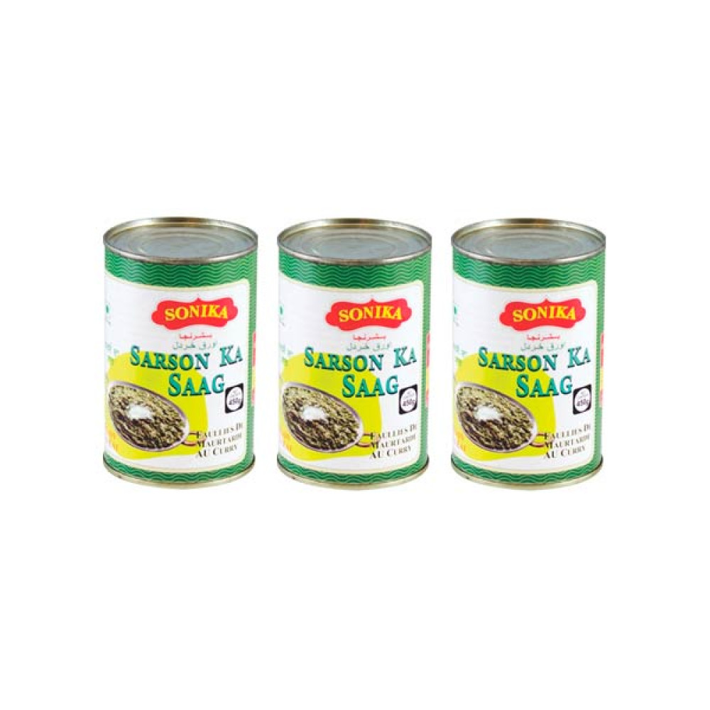SONIKA SARSON KA SAAG 3 X 450GM 