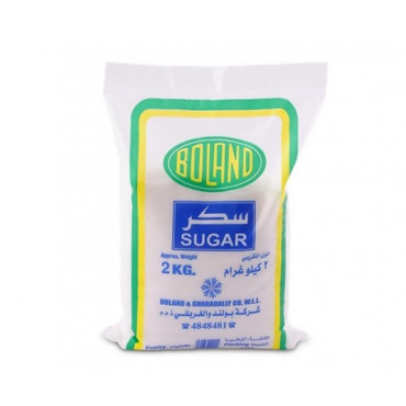 BOLAND WHITE CRYSTAL SUGAR 2KG