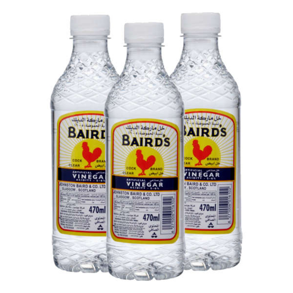 BAIRD-S WHITE VINEGAR 3 X 470ML 