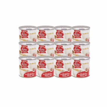 LUNA FULL CREAM EVAPORATED MILK 12 X 170GM 