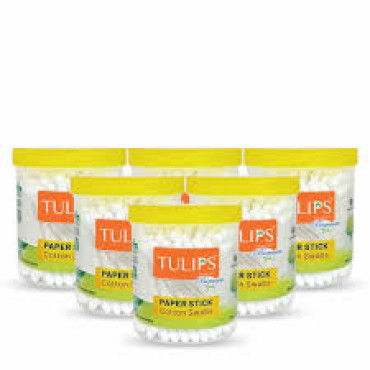 TULIP COTTON BUDS 6 X 100 PC