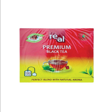 REAL BLACK TEA BAGS 100'S