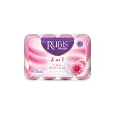 RUBIS BEAUTY SOAP ASSORTED 4X150 GM