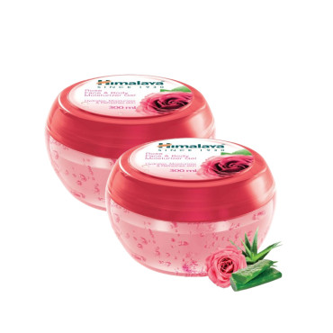 HIMALAYA ROSE FACE&BODY MOISTURIZER GEL 300ML 1+1