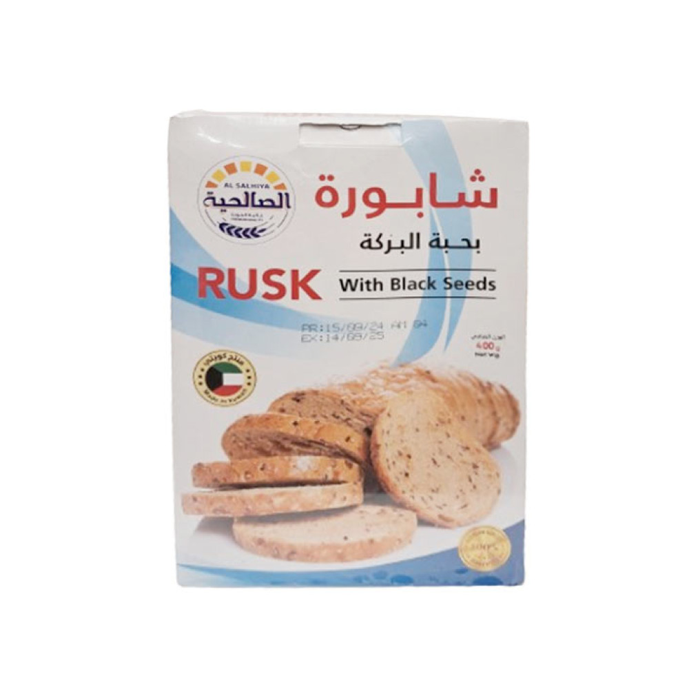 SALHIYA BLACK SEED RUSK PACKET 400GM