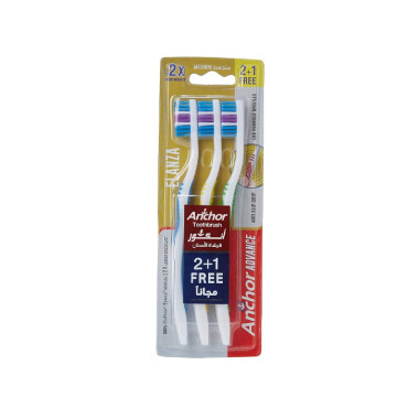 ANCHOR ELANZA T BRUSH-MEDIUM (2+1) 3PCS