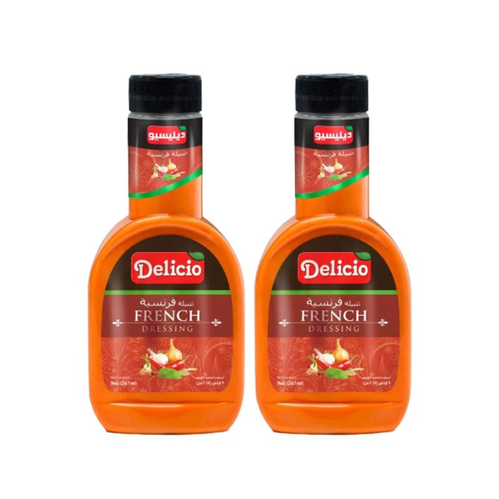 DELICIO FRENCH DRESSING 2 X 267ML