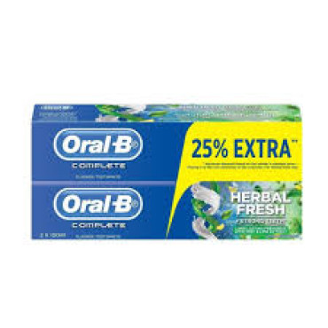 ORAL B T/PASTE COMPLETE M WASH EX MINT 2S*100ML