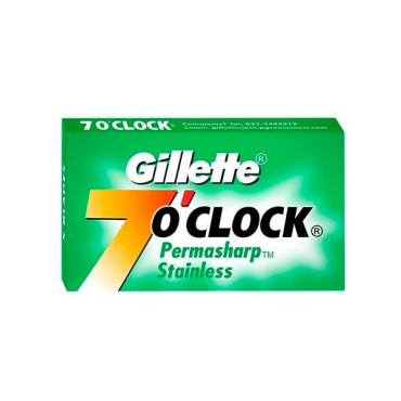 GILLETTE 7O CLOCK BLADES 5S 