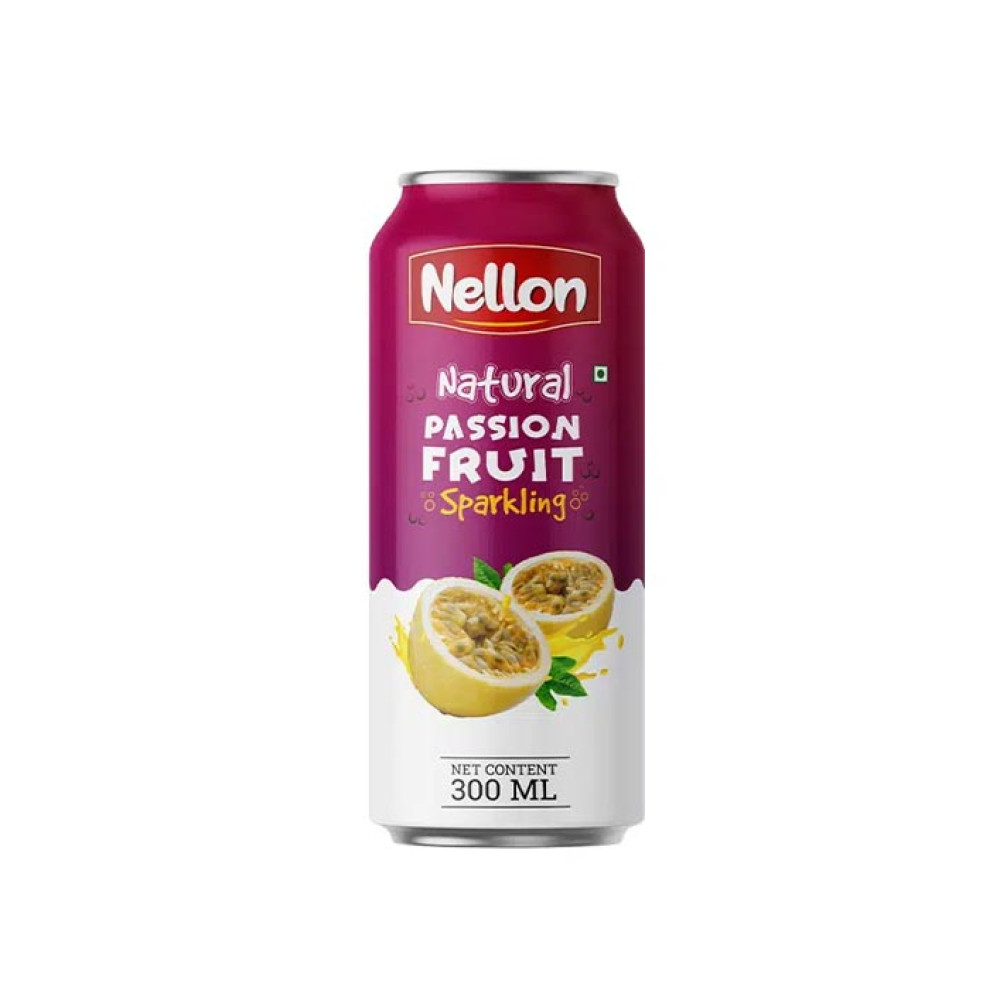 NELLON NATURAL PASSION FRUIT SPARKLING 300ML