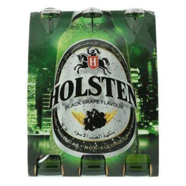 HOLSTEN MALT BEVERAGE BLACK GRAPE 6 X 330ML 