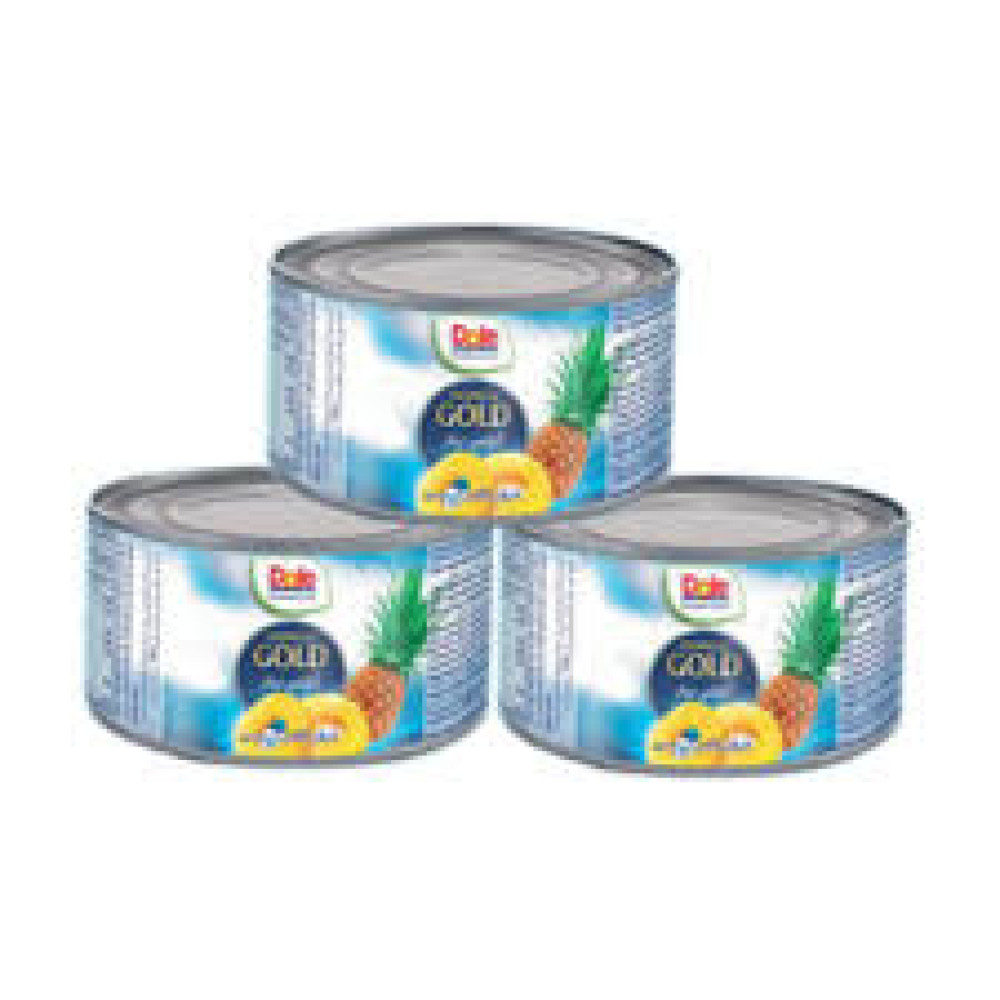 DOLE TROPICAL GOLD PINEAPPLE SLICES 3S*227GM
