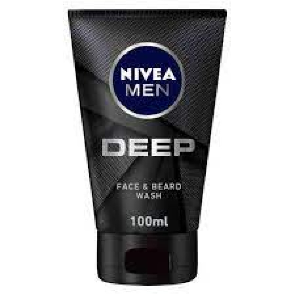 NIVEA MEN DEEP FACE WASH 100ML