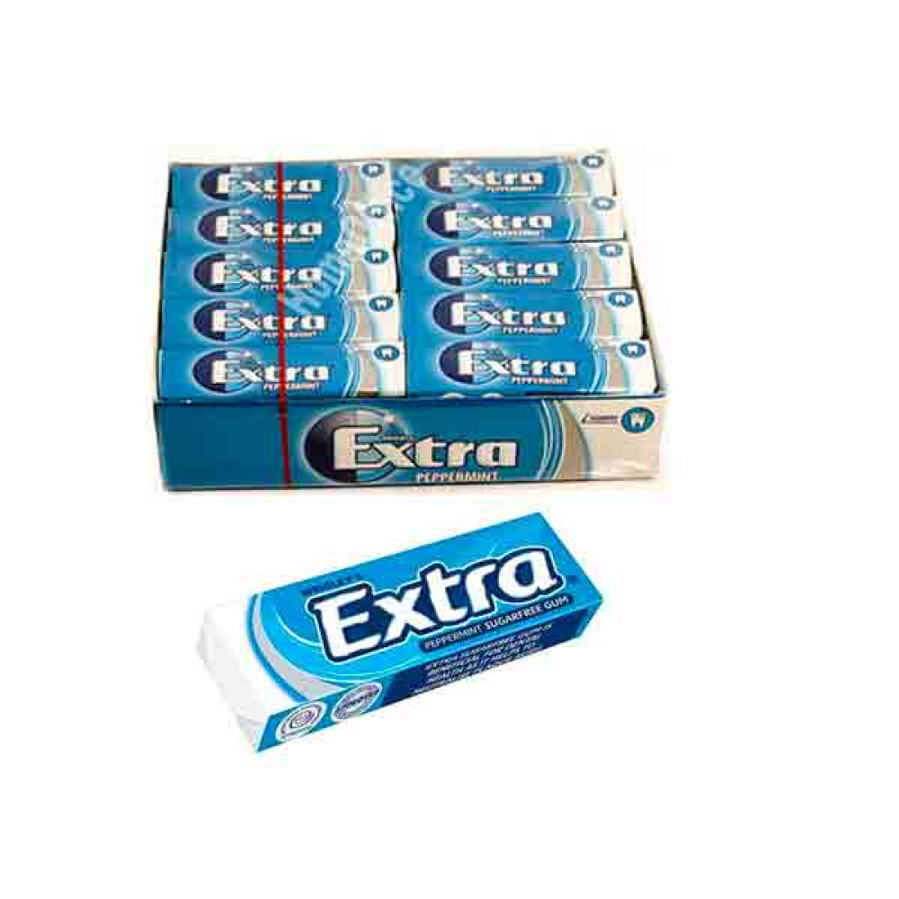 WRIGLEYS EXTRA GUM PEPPERMINT 30S 