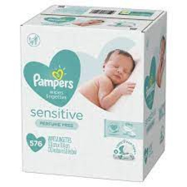 PAMPERS BABY WIPES REFILL SENS 56S