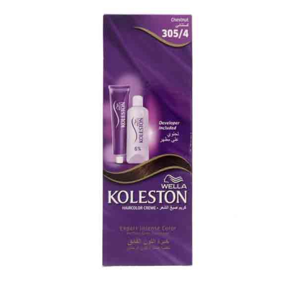 WELLA KOLESTON HAIR COLOR CRÈME CHESTNUT (305/4) 100ML 