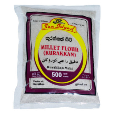 SUN ISLAND MILLET FLOUR (KURAKKAN) 500GM 