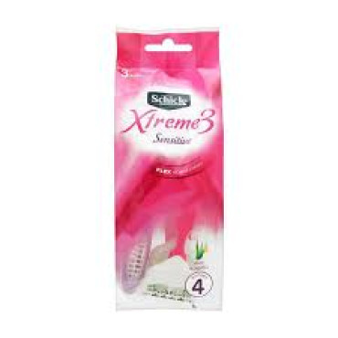 SCHICK XTREME 3 DISP WOMEN RAZOR 4S