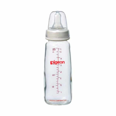 PIGEON GLASS NURSER 200ML K-6 (PA281) 