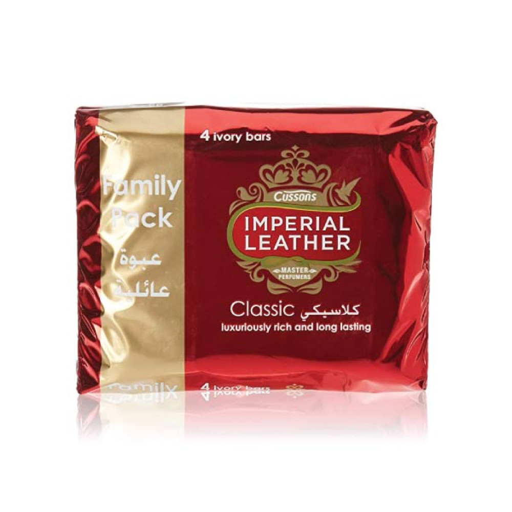 IMPERIAL LEATHER SOAP CLASSIC 4 X 175GM 