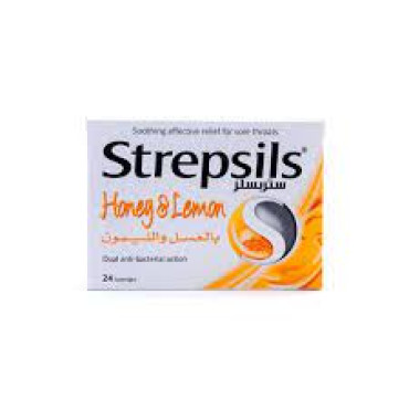 STREPSILS HONEY AND LEMON 24S