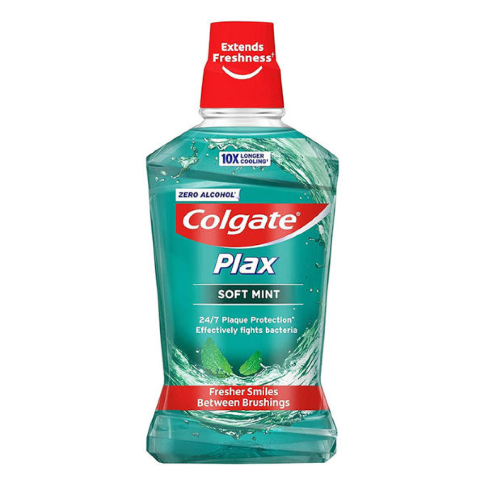 COLGATE PLAX MOUTHWASH SOFT MINT 500ML 
