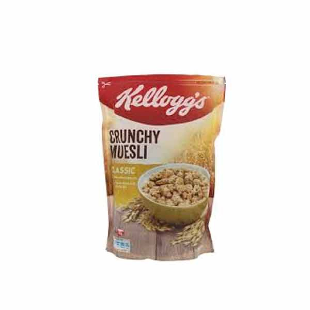 KELLOGGS CRUNCHY MUESLI CLASSIC 600GM 