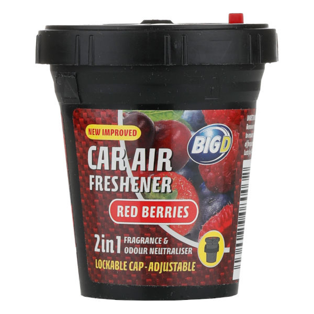 BIG D CAR AIR FRESHENER RED BERRIES 130GM  