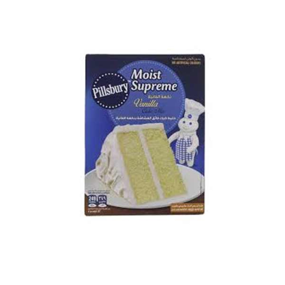 PILLSBURY MOIST SUPREME CAKE MIX GOLDEN VANILLA 485GM 