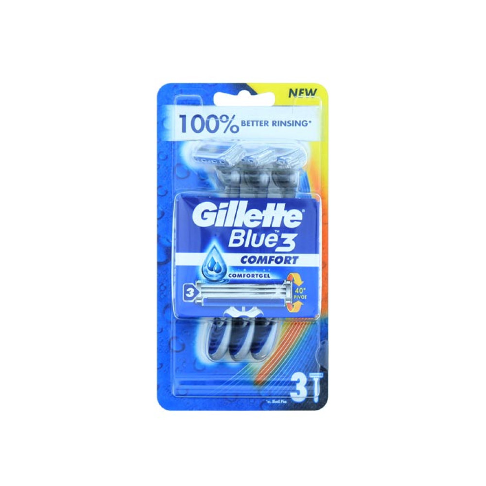 GILLETTE BLUE 3 COOL DISPOSABLE RAZOR 3S