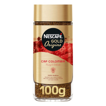 NESCAFE GOLD CAP COLOMBIA ARABICA COFFEE 100GM 