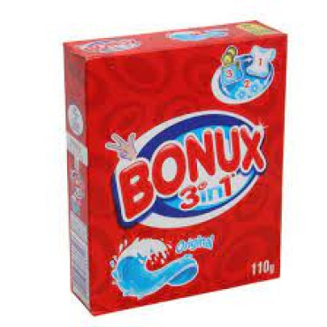 BONUX REG DETERGENT POWDER 110GM
