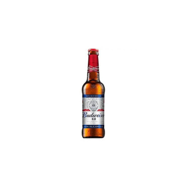 BUDWEISER NON-ALCOHOLIC BEER CAN 330ML