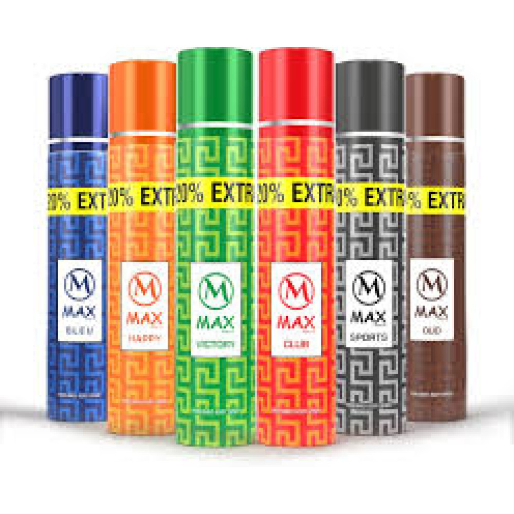 MAX BODY SPRAY 6S*75ML