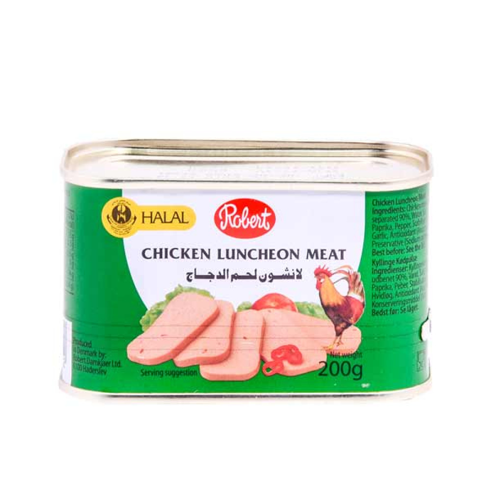 ROBERT CHICKEN LUNCHEON MEAT SPICY 200GM 