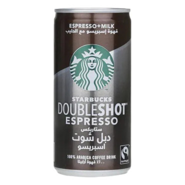 STARBUCKS COFFEE DRINK DOUBLE SHOT ESPRESSO 200ML 