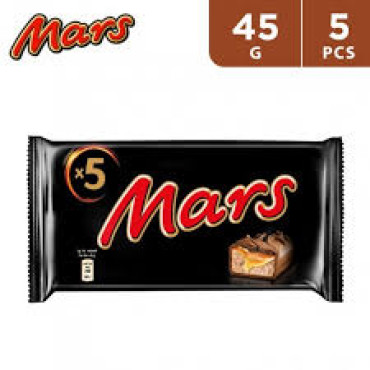 MARS STANDARD CHOCOLATES 5SX45GM