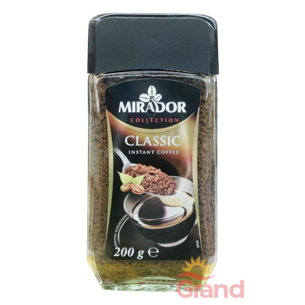MIRADOR CLASSIC COFFEE 200GM 