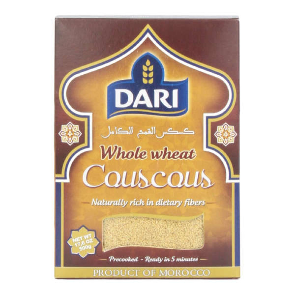 DARI WHOLE WHEAT COUSCOUS 500GM 