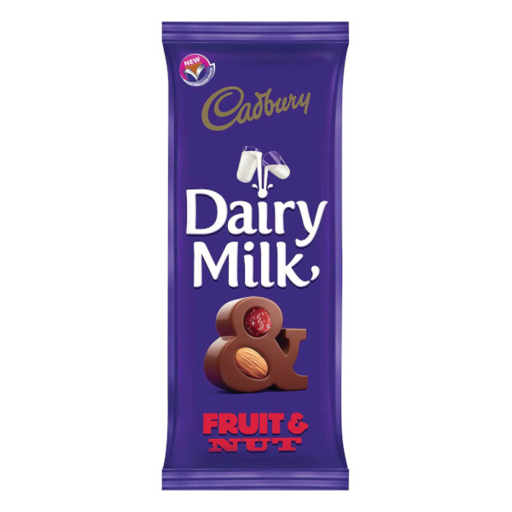 CADBURY DAIRY MILK CHOCOLATE FRUIT & NUT 100GM 